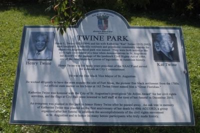 Twine Park Marker. Click for full size. Twine Park Marker image. Click for full size.
