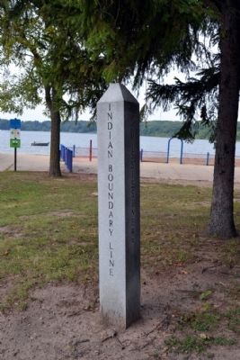 Boundary Line Stone Obelisk. Click for full size. Boundary Line Stone Obelisk image. Click for full size.
