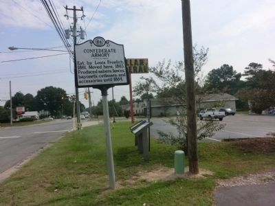 Confederate Armory Marker image. Click for full size.