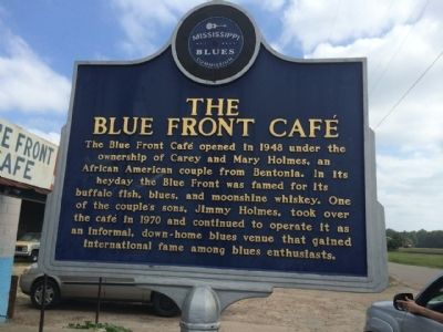 The Blue Front Café Marker (Front) image. Click for full size.