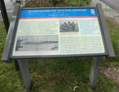Confederate States Armory Marker image. Click for full size.