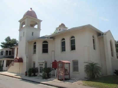 First Baptist Church of St. Augustine Marker and Church image. Click for full size.