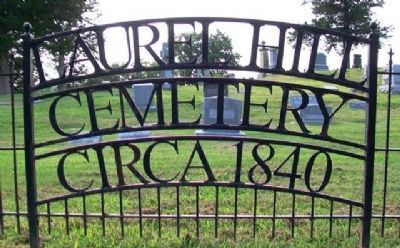 Laurel Hill Cemetery Sign. Click for full size. Laurel Hill Cemetery Sign image. Click for full size.