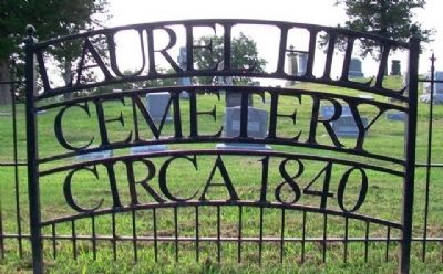 Laurel Hill Cemetery Sign image. Click for full size.