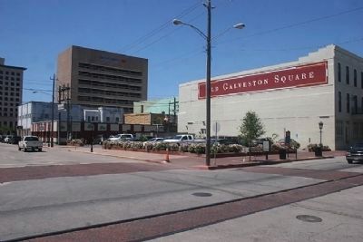 Southwest Corner of 2200 Strand intersection where marker is located. image. Click for full size.