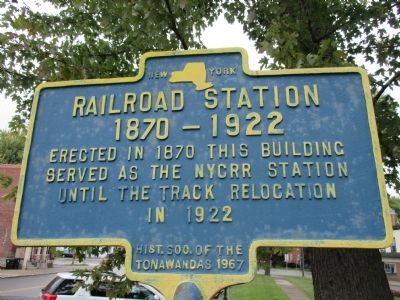 Railroad Station Marker image. Click for full size.