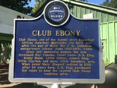 Club Ebony Marker (Front). Click for full size. Club Ebony Marker (Front) image. Click for full size.