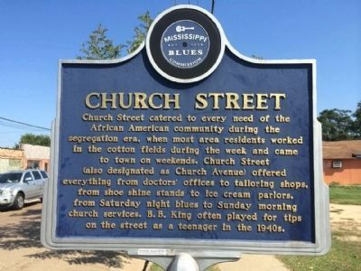 Church Street Marker (Front). Click for full size. Church Street Marker (Front) image. Click for full size.