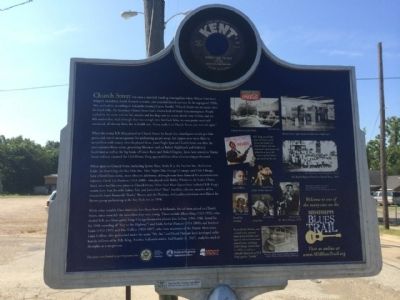 Church Street Marker (Rear) image. Click for full size.