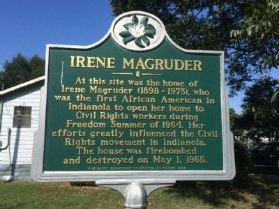 Irene Magruder Marker image. Click for full size.