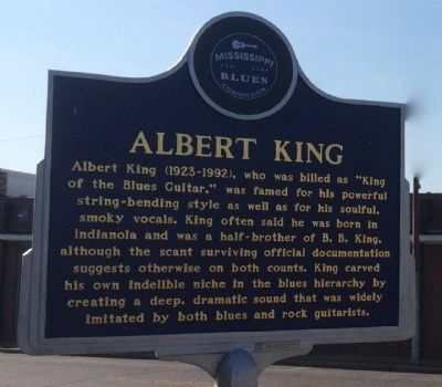 Albert King Marker (Front). Click for full size. Albert King Marker (Front) image. Click for full size.