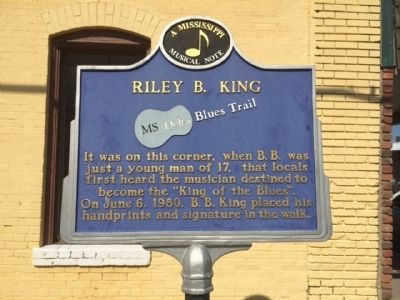 Riley B. King Marker image. Click for full size.