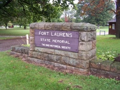 front gate of Fort Laurens image. Click for full size.