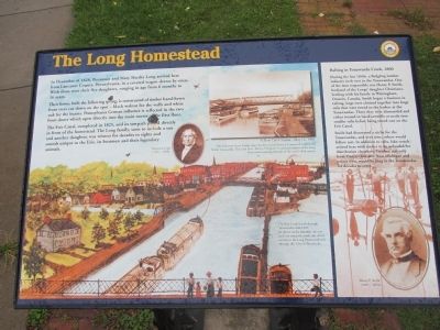 The Long Homestead Marker image. Click for full size.