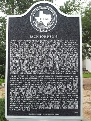 Jack Johnson Marker image. Click for full size.