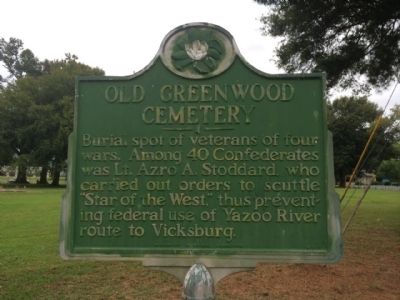 Location of Confederate Graves (Greenwood Cemetery) image. Click for full size.