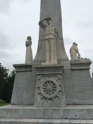 Confederate Memorial (Left Side). Click for full size. Confederate Memorial (Left Side) image. Click for full size.