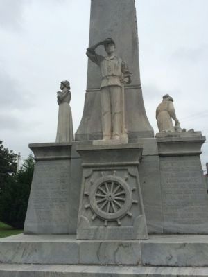 Confederate Memorial (Left Side) image. Click for full size.