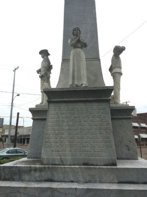 Confederate Memorial (Rear). Click for full size. Confederate Memorial (Rear) image. Click for full size.