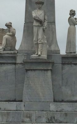 Confederate Memorial (Right side). Click for full size. Confederate Memorial (Right side) image. Click for full size.