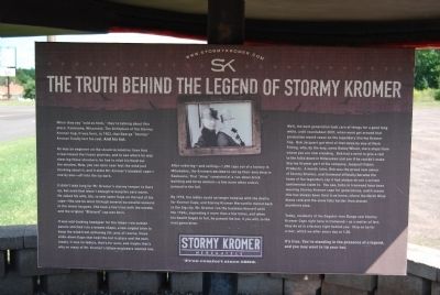 The Truth Behind the Legend of Stormy Kromer Marker image. Click for full size.