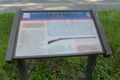 Murdoch Morrison Gun Factory Marker image. Click for full size.