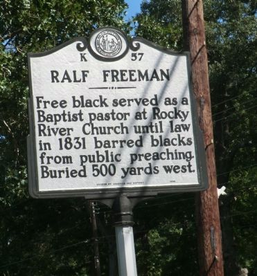 Ralf Freeman Marker. Click for full size. Ralf Freeman Marker image. Click for full size.