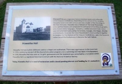 Hiawatha Hall Marker image. Click for full size.