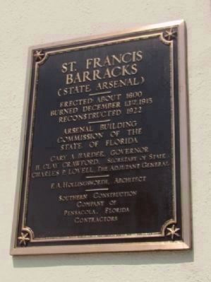St. Francis Barracks<br>(State Arsenal) image. Click for full size.
