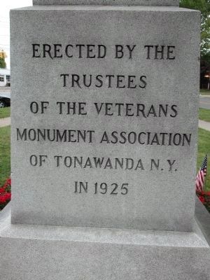 Tonawanda Civil War Memorial image. Click for full size.