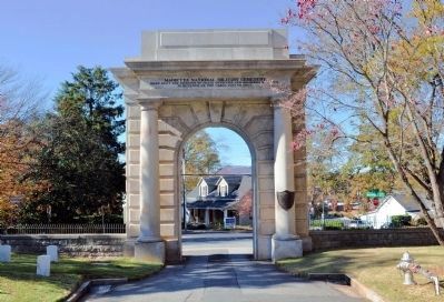 Marietta National Military Cemetery Marker. Click for full size. Marietta National Military Cemetery Marker image. Click for full size.