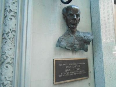 Bela Bartok Marker. Click for full size. Bela Bartok Marker image. Click for full size.
