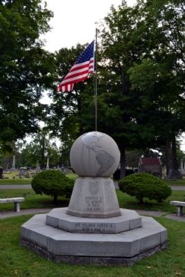 Michigan City World War II Memorial image. Click for full size.