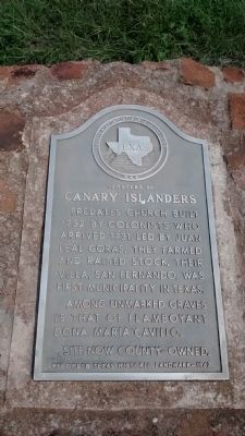 Cemetery of Canary Islanders Marker image. Click for full size.