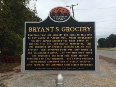Bryant's Grocery Marker (Front) image. Click for full size.