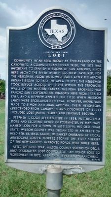 Site of Old Town: Lodi Marker image. Click for full size.