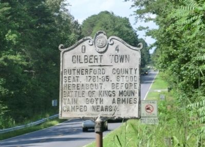 Gilbert Town Marker image. Click for full size.