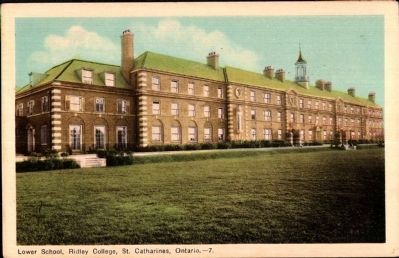<i>Lower School, Ridley College, St. Catharines, Ontario</i> image. Click for full size.