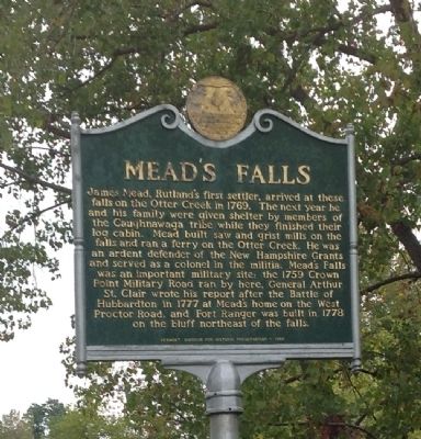 Mead's Falls Marker image. Click for full size.