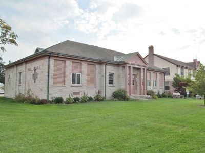 Former Door-Kewaunee County College and Markers. Click for full size. Former Door-Kewaunee County College and Markers image. Click for full size.