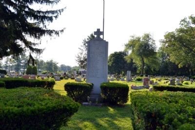 Saint Stanislaus Cemetery<br>World War II Memorial image. Click for full size.