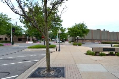 View to north along Franklin Street. Click for full size. View to north along Franklin Street image. Click for full size.