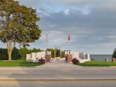 Nearby Algoma Fire and Rescue Memorial image. Click for full size.