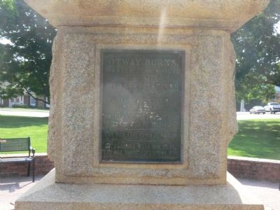 Otway Burns Monument Marker image. Click for full size.