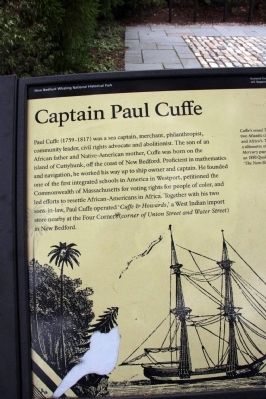Captain Paul Cuffe Marker image. Click for full size.