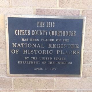 Historic Citrus County Courthouse image. Click for full size.