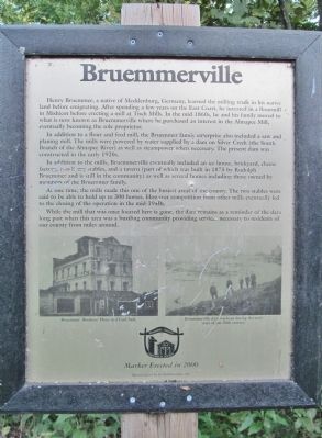 Bruemmerville Marker image. Click for full size.