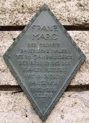 Franz Marc Marker image. Click for full size.