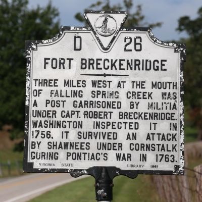Fort Breckenridge Marker image. Click for full size.