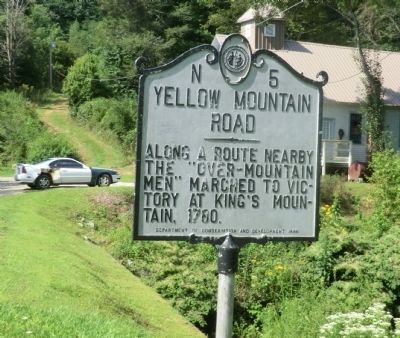 Yellow Mountain Road Marker image. Click for full size.